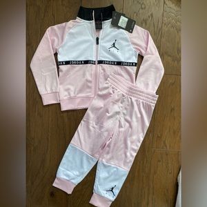 Jordan Sweat Suit Tags Intact Pink 3T